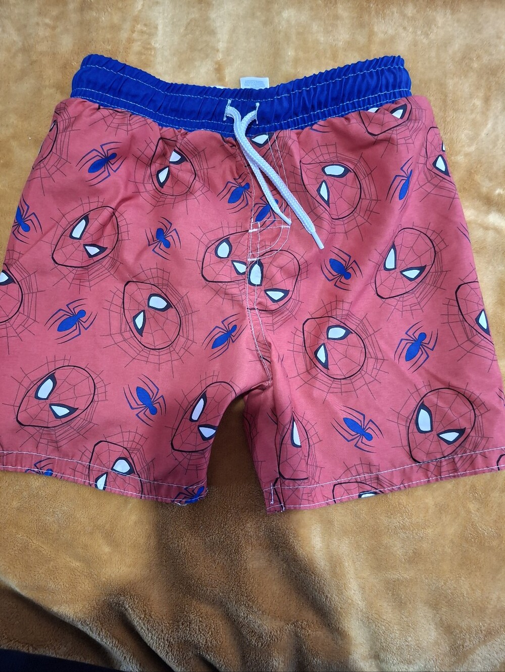 Kids Spider-Man Swim Shorts in Red